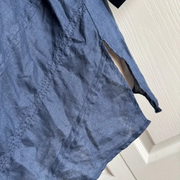 Ecologie Linen Pintuck Shirt - Picture 4 of 7